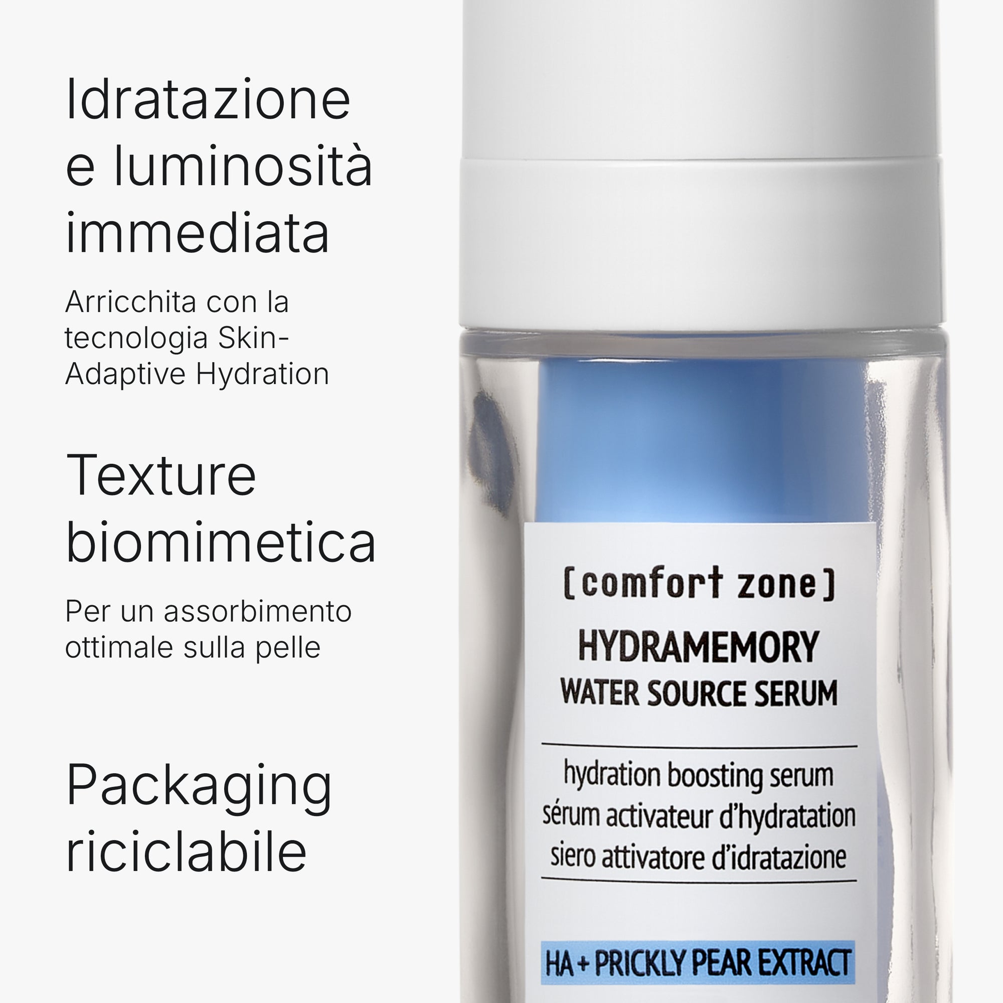 Comfort Zone: Hydramemory Water Source Serum Siero viso attivatore d'idratazione-8004608505846

