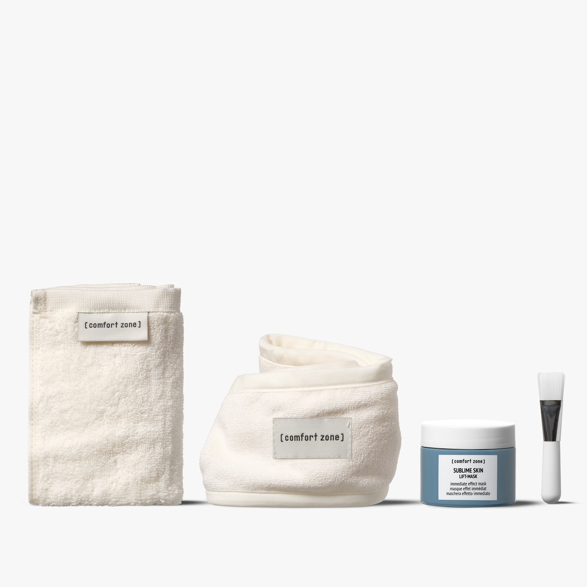 Comfort Zone: Kit Immediate Effect Lifting Maschera viso liftante con fascia e panno viso-BDSCIT00323
