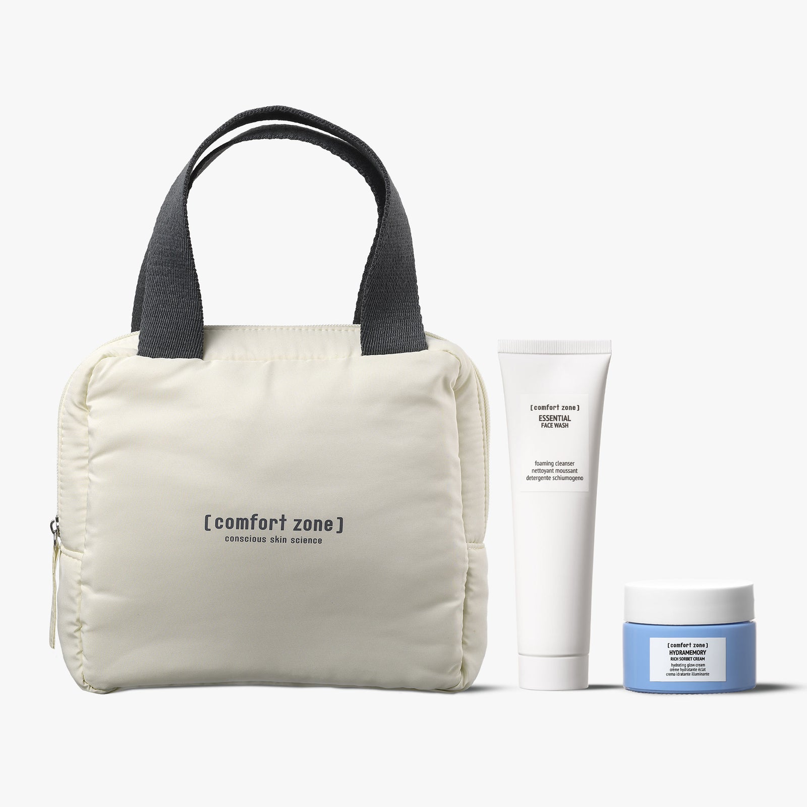 Comfort Zone: Kit Everyday Routine Bag  Routine viso idratante con pouch -Bundle
