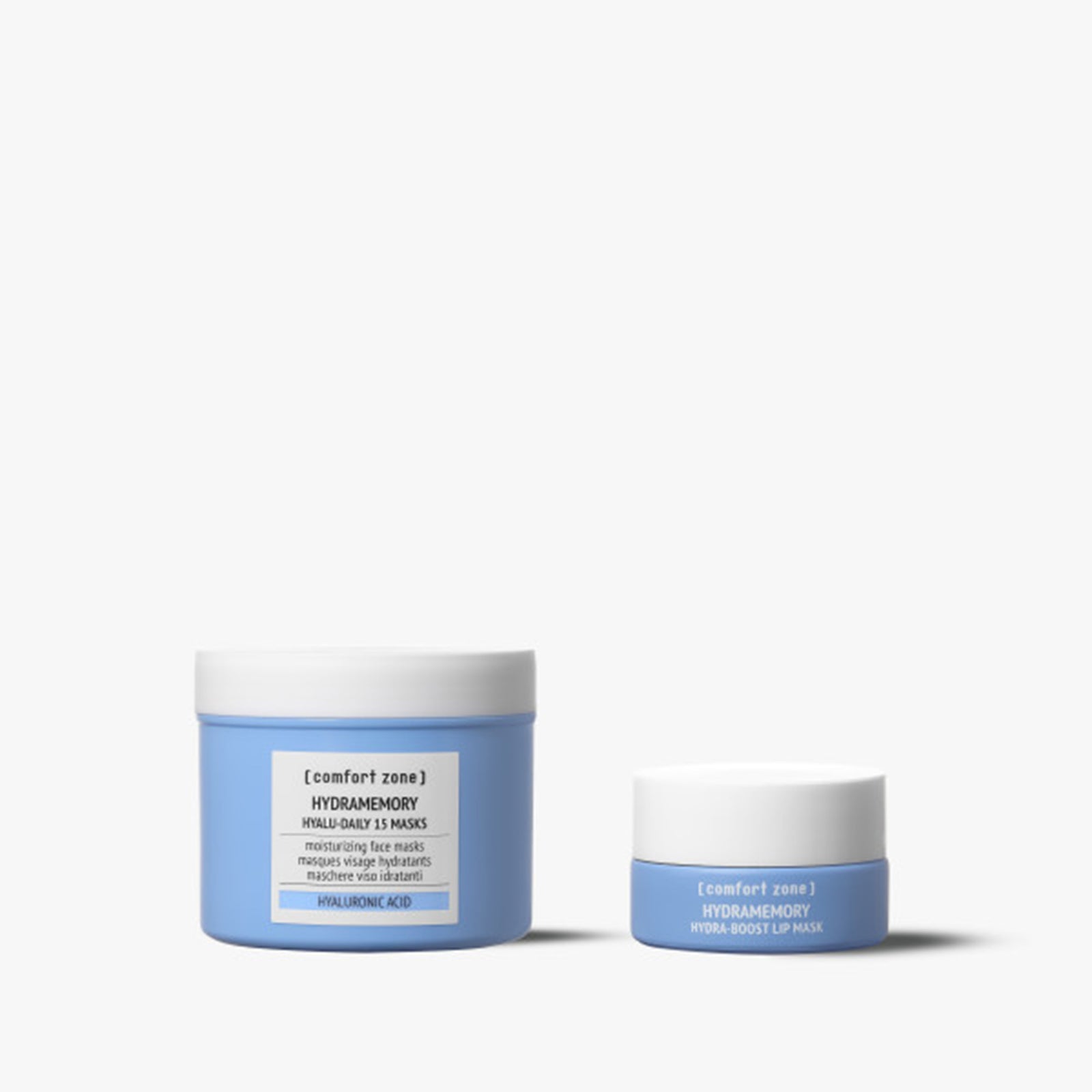 Comfort Zone: Kit Hydramemory Face&amp;Lip Glow Duo  Kit
maschere idratanti viso e labbra  -
