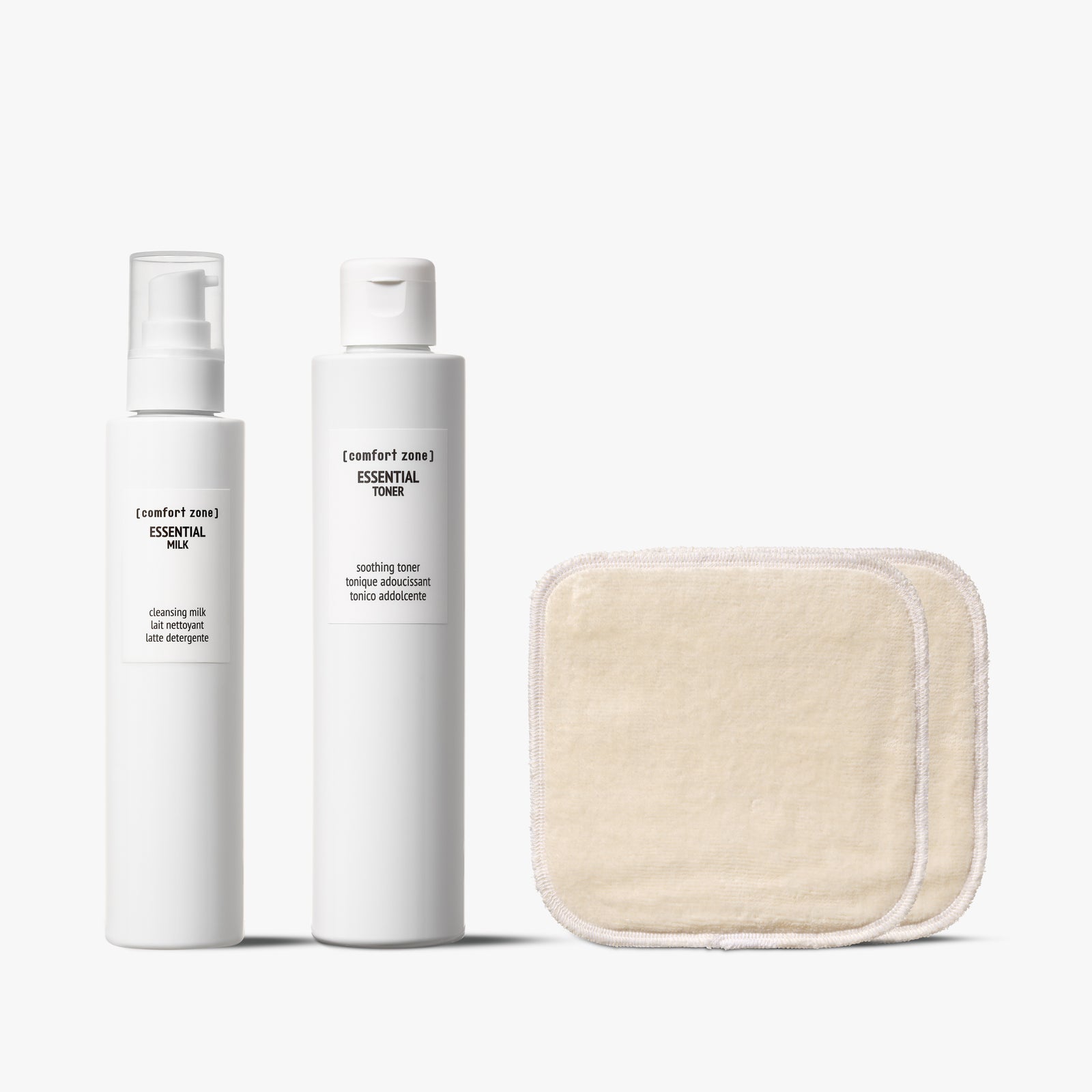 Comfort Zone: Kit Detersione Profonda  Latte detergente e tonico con dischetti -
