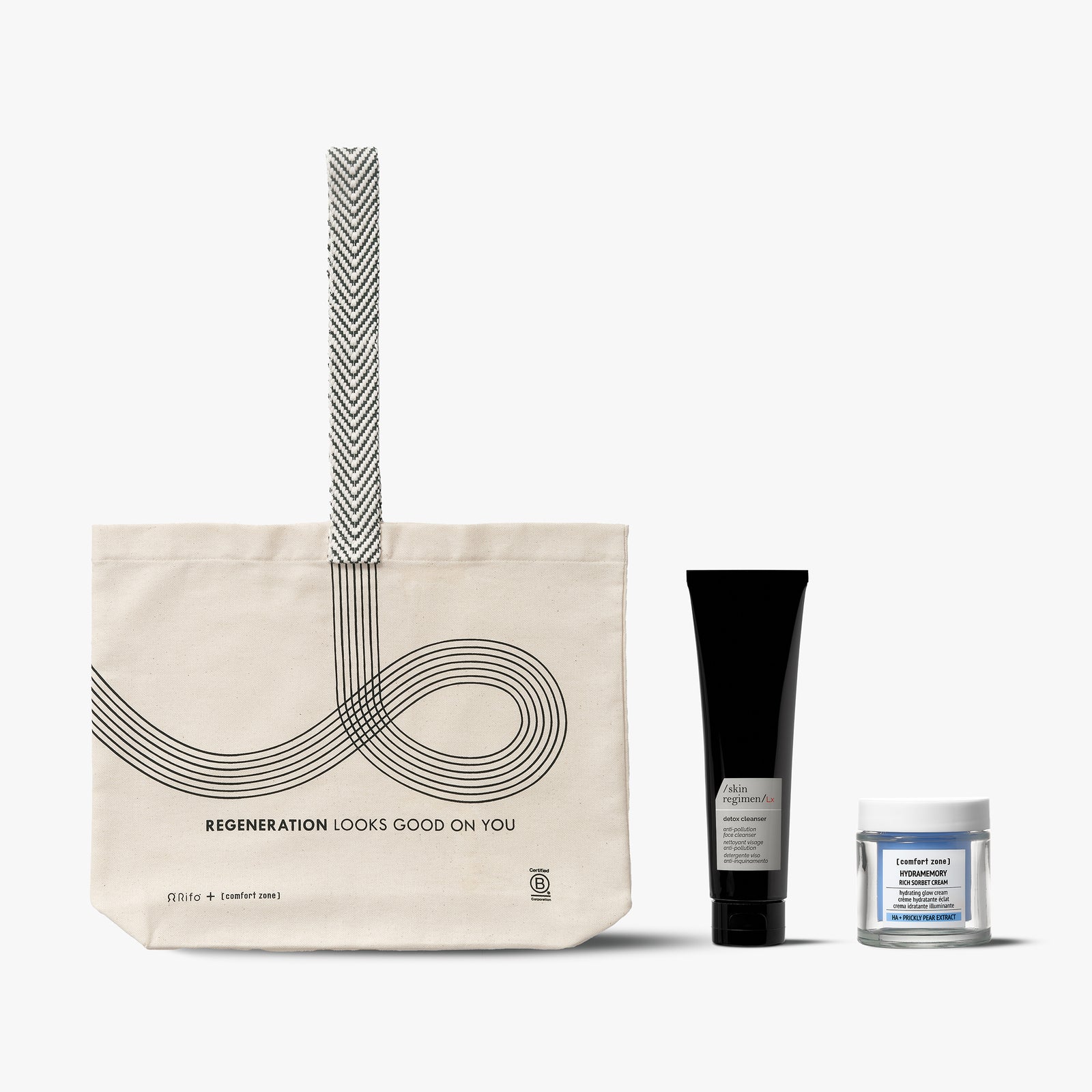 Comfort Zone: Kit Regenerative Heroes   Set bag detergente e crema viso -
