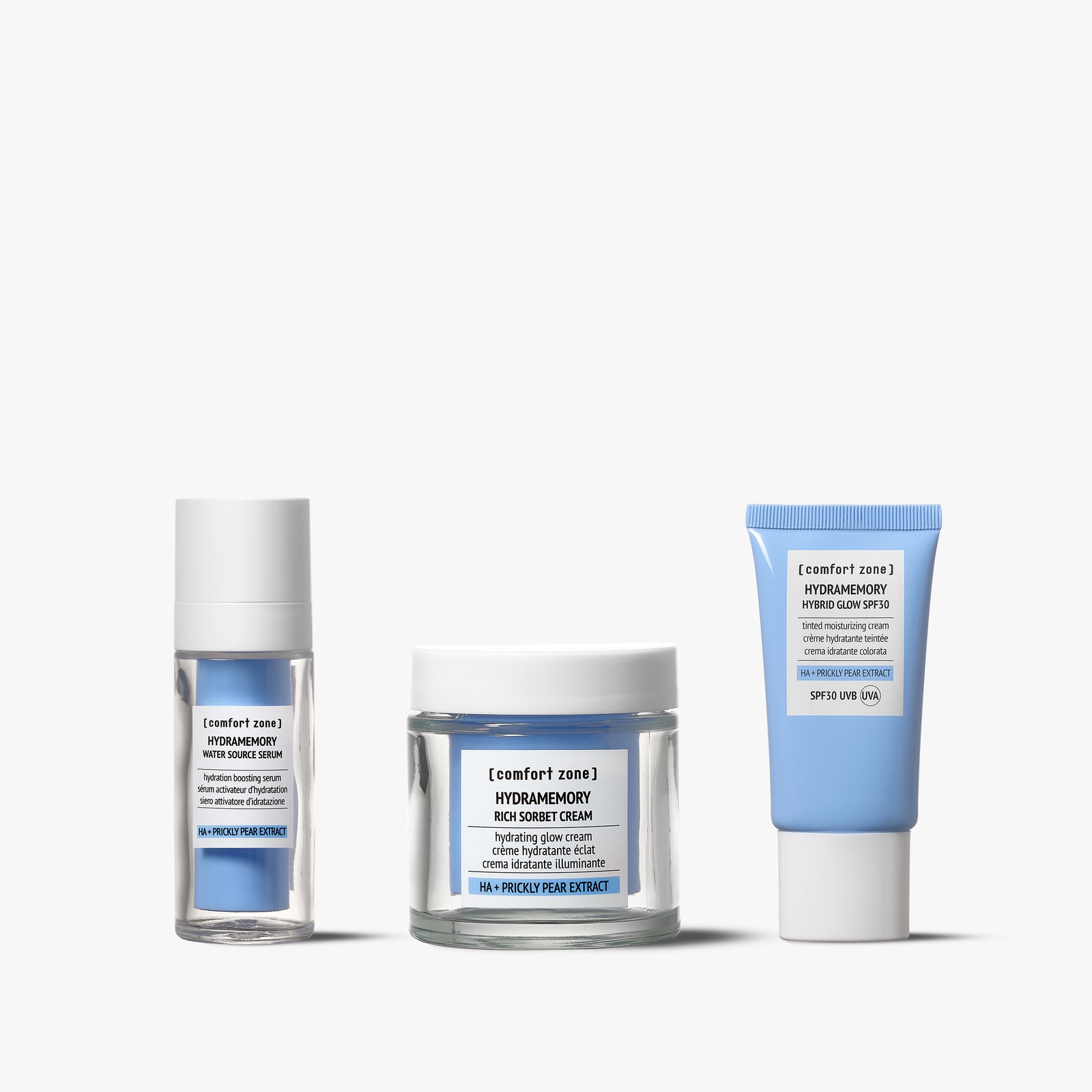 Comfort Zone: Kit Hydramemory Glow Ritual  Kit
idratazione glow viso -
